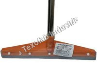 Fastclean 14 Inches Trp Twin Blade Bathroom Wiper - Strong Virgin Plastic, Soft Rubber Construction | Orange And Grey Color, 5-year Shelf Life, Ideal For Cleaning