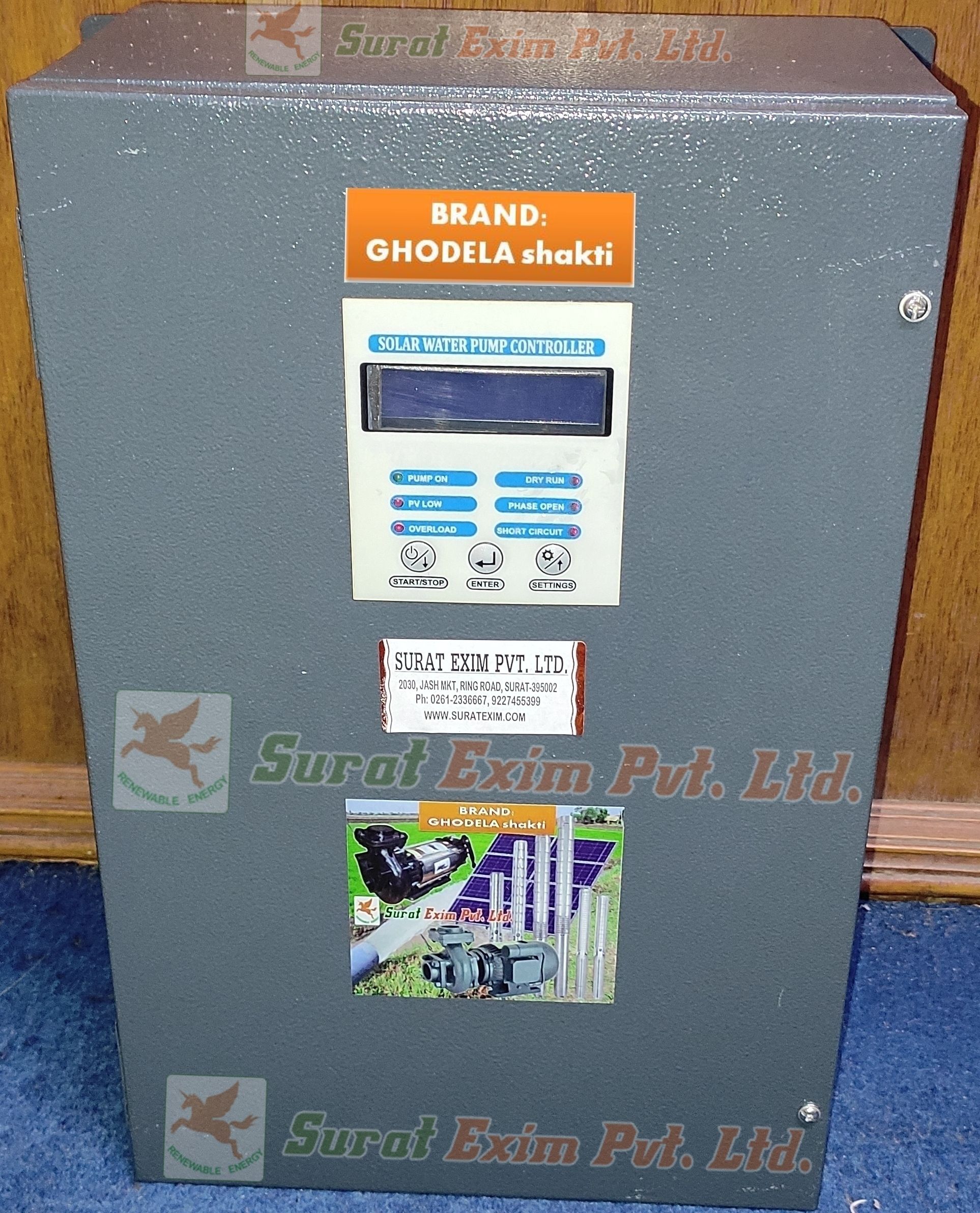 1HP-2HP-3HP-5HP SOLAR MOTOR CONTROLLER - GHODELA shakti