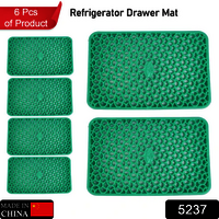 Waterproof Pvc Refrigerator Drawer Mats Multipurpose Mats Fridge Mats Set Of 6 Pcs 5237