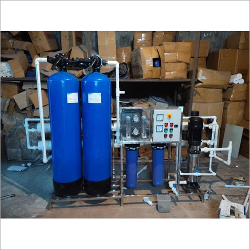 500 LPH FRP RO Plant - Stainless Steel, Semi Automatic Electric Drive | Pure Water Filtration System