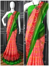 SEMI GERGETTE SAREE