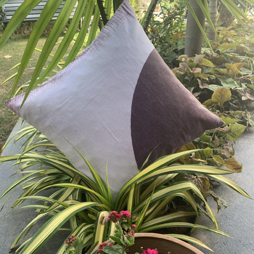 18x 18 Inches Block Printed Cushion Covers On Beige Color Base