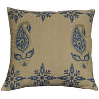 Hand Block Printed and Linen Cushion Covers