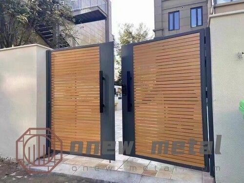 Customized 3D Wood Grain Gate