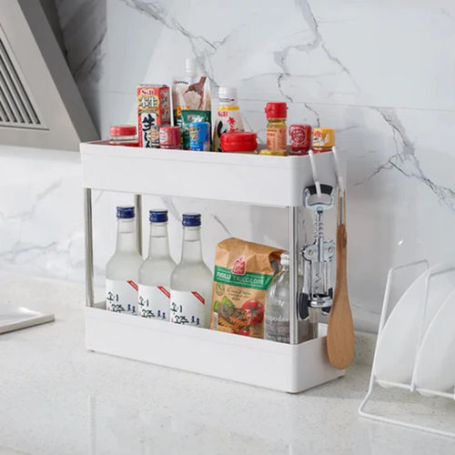 UNDER SINK ORGANIZERS PRACTICAL DURABLE EASY TO CLEAN UNDER SINK SHELF FOR KITCHENS 4070