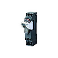 Sockets For Relays With Forcibly Guided Contacts (for 47sa) - High-quality Plastic, Compact Size, Matte Black, Din Rail Mount, Ip20, -40â°c To +85â°c