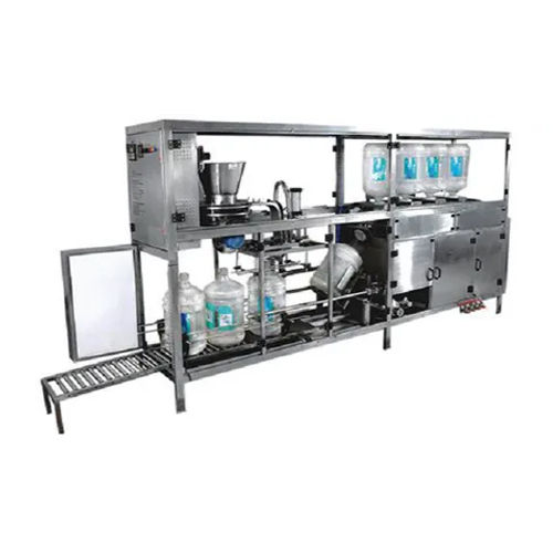 Jar And Capping Washing Rinsing Machine