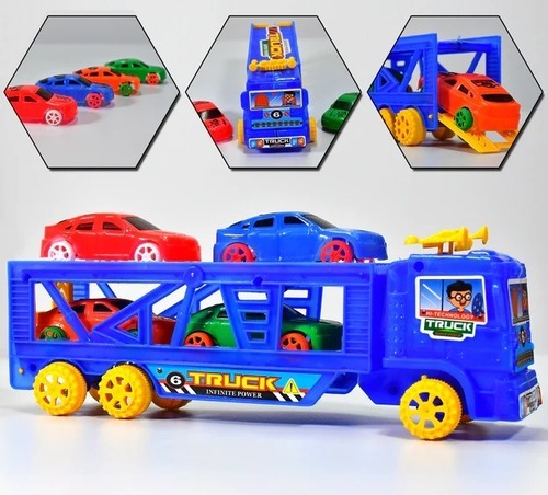 TRUCK WITH 4 MINI CARS TOY