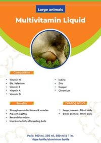 MultiVitamin Liquid for Cattle