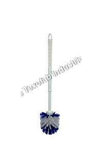 Fastclean Jyoti Round Brush - Virgin Plastic, Extra Large Size For Large Coverage, Blue-white Shade | Extra Bristles For Faster Cleaning