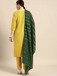 Rubina Yellow Cotton Kurti