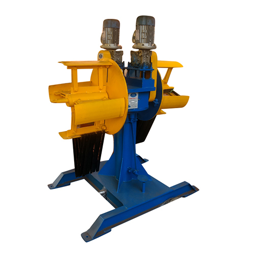 Motorised Double Side Decoiler Machine Industrial