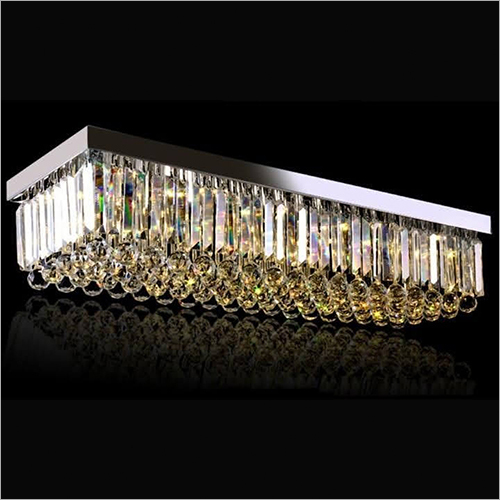 Antique Rectangular Crystal Chandelier