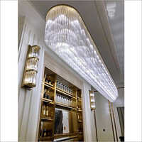 Rectangular Long Pencil Chandelier