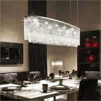 Rectangular Shape Modern Crystal Chandelier