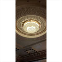 Round Shape 2 Steps Crystal Chandelier
