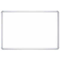 Melamine White Magnetic Marker Board - Durable Aluminium Frame, Available In Different Sizes | For School, Office, College - Rectangular Shape