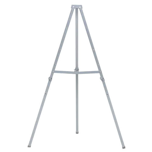 White Mild Steel Tripod Board Stand