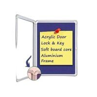 Notice Board With Acrylic Door