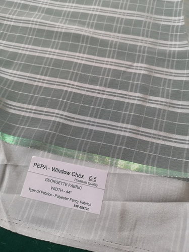 Georgette fabric RFD-PEPA WINDOW