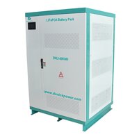 Customized 100kwh High Voltage Lifepo4 Lithium Ion Battery - 900x1100x1700mm, Sealed, White And Green, Built-in Mppt Solar Controller, Advanced Bms Management System, Over 3000 Cycles Life Span, Master-slave Mode Energy Storage System