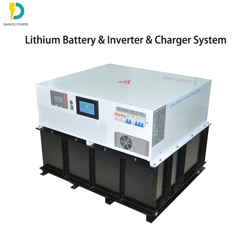 120V / 240V USA Split Phase AC Output Power Inverter - AC Charger - MPPT charge controller - high voltage Li-Ion battery system ESS