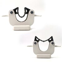 Wall Mounted Mop Broom Hanger Holder Organizer for Kitchen Bathroom Garage  (0198B)