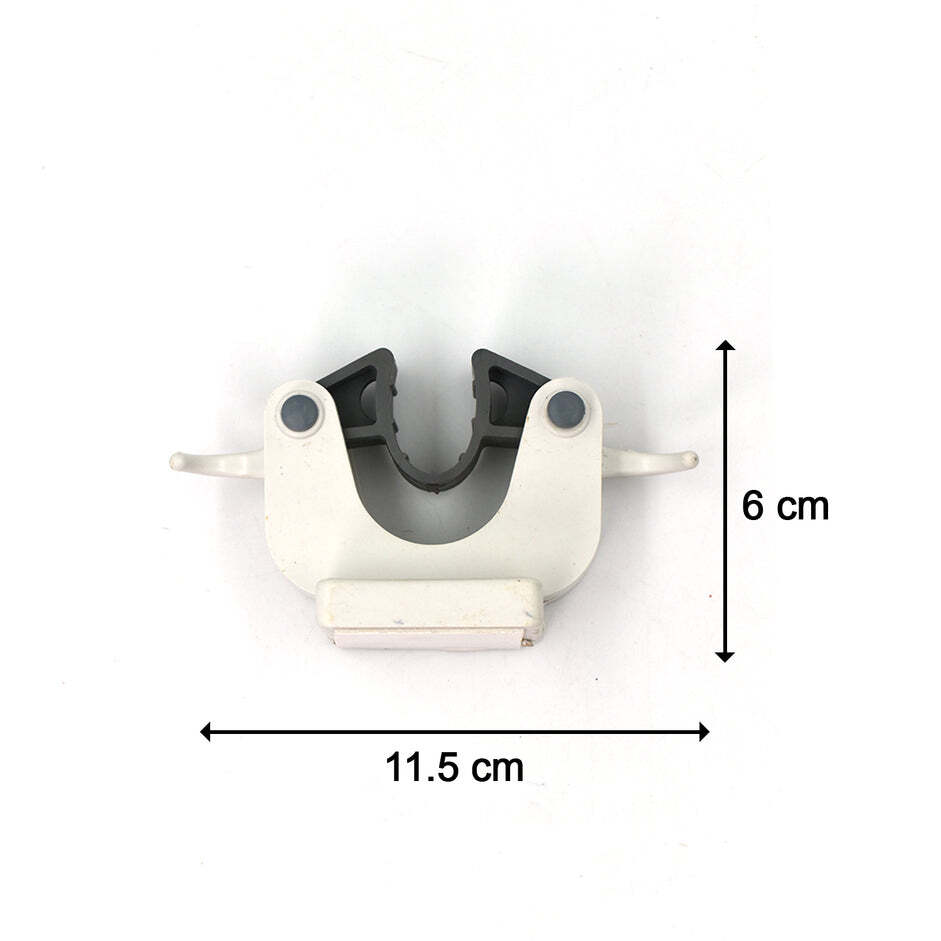 Wall Mounted Mop Broom Hanger Holder Organizer for Kitchen Bathroom Garage  (0198B)