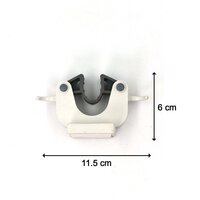 Wall Mounted Mop Broom Hanger Holder Organizer for Kitchen Bathroom Garage  (0198B)