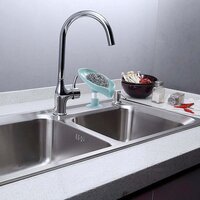 SELF DRAINING SOAP HOLDER FOR BATHROOM LEAF SHAPE SOAP DISH KITCHEN SOAP TRAY (4831)