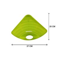 CORNER SINK STRAINER FOR DRAINING KITCHEN WASTE IN SINKS AND WASH BASINS (861H)