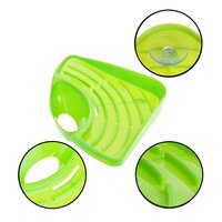 CORNER SINK STRAINER FOR DRAINING KITCHEN WASTE IN SINKS AND WASH BASINS (861H)