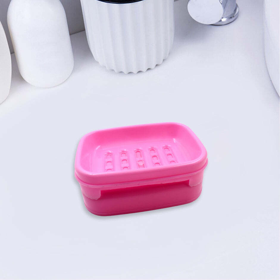 COVERED SOAP KEEPING PLASTIC CASE FOR BATHROOM USE