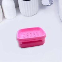 COVERED SOAP KEEPING PLASTIC CASE FOR BATHROOM USE
