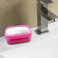 COVERED SOAP KEEPING PLASTIC CASE FOR BATHROOM USE