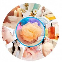 BATH SPONGE ROUND LOOFAH AND BACK SCRUBBER FOR MEN AND WOMEN (1462B)