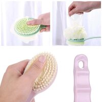 BATH BRUSH WITH LONG HANDLE 2IN1 (4832)