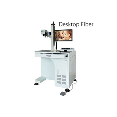 Desktop Fiber Laser Marking Machine - Different Size, White | New, Industrial Use, 1 Year Warranty