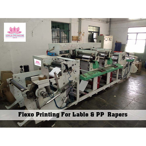 Semi-Automatic Flexo Printing For Lable And Pp Rapers