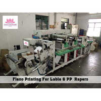 Flexo Printing For Lable And PP Rapers
