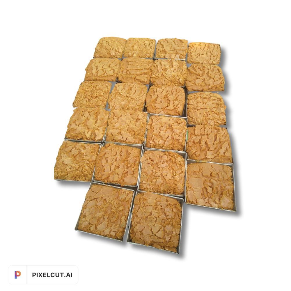 Yellow Jaggery Cube Block