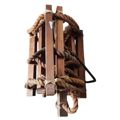 Wood And Pp Rope Ladder Size: 10M