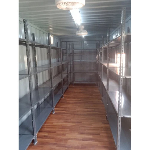 Fabricated Storage Cabin With Racks