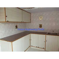 White Pvc Portable Pantry Cabin