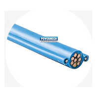 Eot Crane Pendant Cable - 1.5 Sq.mm, 8-24 Core With Steel Wire Reinforcement | Black Jacket, Flame Resistant, Ideal For Industrial Applications