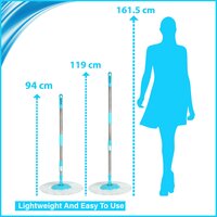 Fastclean Mop Handle And Dish And Refill Economic