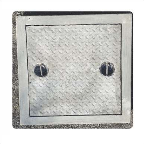 RCC Cover - Aluminum Alloy, Round Shape | Durable Load-Bearing Design, Weather-Resistant, Bitumen Coated, Easy-Fit Metal Handles