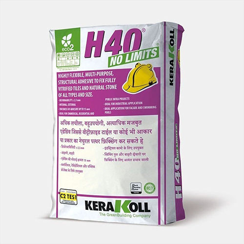 H40 Adhesive Application: Tile Fixing