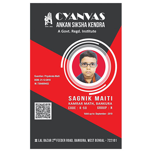 Cmyk Four Colour Process | 2 Sides Pvc Id Ccard