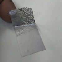 Void Sticker - Acrylic Material, Customizable Shape, Gray Color | Hot Melt Adhesive, Effective Duplicacy Countermeasure With Visible Stamping